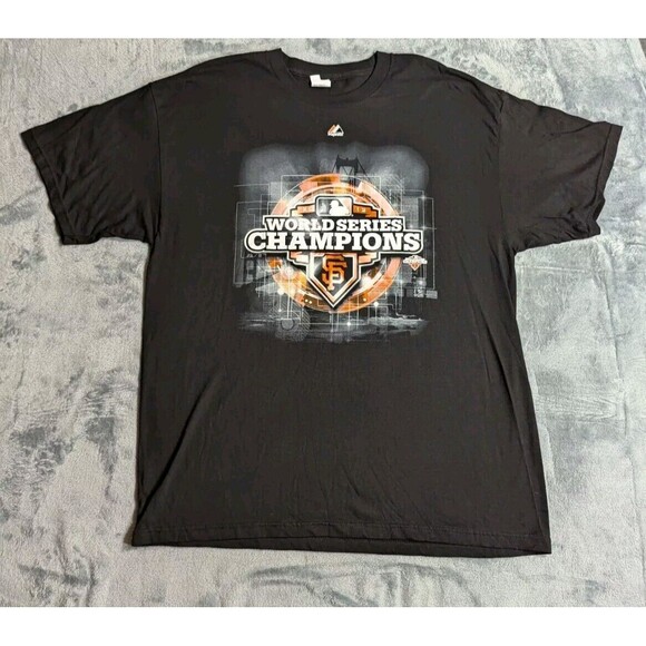 San Francisco Giants‎ 2012 World Series Champions Men’s XL AASTYLE Majestic - Picture 1 of 12